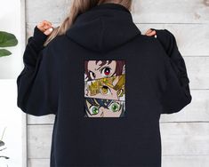 Vintage Anime hoodie, Japanese Anime lover gift, Anime merch, Anime Lover Sweatshirt, Sweater, Gift for anime fan, Retro y2k Style,  1. Order Process: * Choose the Size and the Color of the Hoodie from the drop-down menus. * Add to your cart and check out 2. MATERIAL Gildan 18500, medium-heavy fabric blend of 50% cotton and 50% polyester 3. SIZES  Please check the size chart before you purchase. S to 5XL sizes are available in stock. 4. SHIPPING  Processing times:1-3 Days Domestic shipping 1-7 Days 5. CARE INSTRUCTIONS Machine wash warm, inside out, with like colors. Only non-chlorine bleach. Tumble dry-low. Medium iron. Do not iron decoration. Do not dry clean. Anime Style Sweatshirt With Anime Print For Fans, Llama Shirt, Love You Cute, Vintage Anime, Lover Sweatshirt, Anime Lover, Anime Merch, Iron Decoration, Anime Hoodie