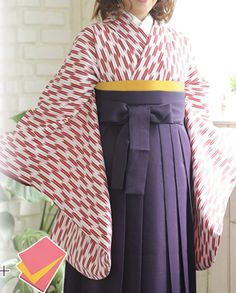 Japanese Women's Traditional Kimono HAKAMA Skirt Belt Set Yagasuri Pink Navy Purple #9 *Jacket skirt belt 3pcs SET! Item Condition : Brand New Size : S, M, L , XL Material : Polyester 100% *S size - for Height 145 - 153 cm (4'9" - 5'0")  *M size - for Height 153 - 160 cm (5'0" - 5'3")  *L size - for Height 160 - 170 cm (5'3" - 5'6")  *XL size - for Height 170 - 175 cm (5'6" - 5'8)  Our Products are 100% Authentic. Worldwide Shipping 1. Economy Shipping --- SAL $ 20  (2 - 3 weeks / with Tracking Hakama Skirt, Maiko Kimono, Kimono Hakama, Japanese Designs, Traditional Kimono, Navy Purple, Skirt Belt, Pink Brand, Japanese Design