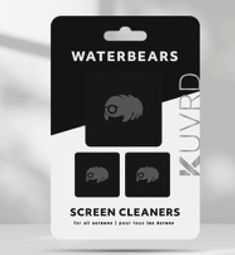 the waterbears screen cleaner is packaged in a package