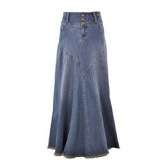 Jupe Années 50 Grande Taille Skirts 2022, Outfits Jean, Maxi Jean Skirt, Long Jean Skirt, Jean Skirts, 90s Fashion Men, Long Denim Skirt, Skirt Y2k, J Us