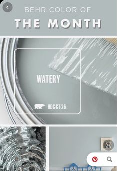 the color of the month is watery, and it's perfect to use in your home