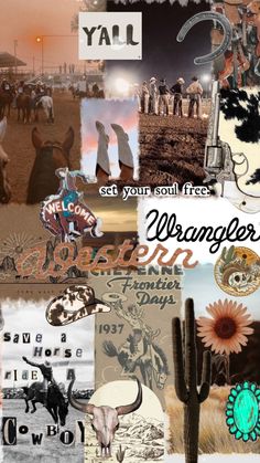 a collage of images with words and pictures