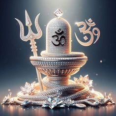 an artistic image of the hindu symbol and its meaning is shown in this graphic illustration