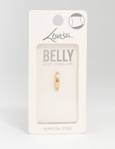 an image of a pair of gold earrings in the packaging for a jewelry store or boutique