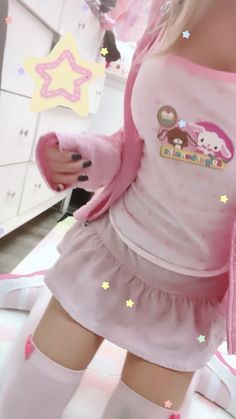 Cutecore Dresses, Simple Cutecore Outfits, Cutecore Shorts, Cute Core Clothes, Cutecore Sugarbunnies, Cute Core Outfits, Kawaii Outfits For School, Jojifuku Aesthetic, Jojifuku Outfit