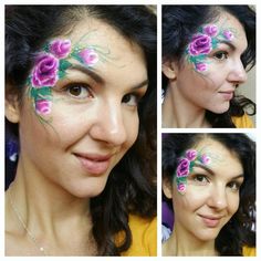 I LOVE painting roses! 😍🌹 What about you? Show me your best one 🙌 Paintings Of Roses, Spider Man Face Paint, Paint Roses, Paint Like A Pro, Festival Face Paint, Painting School, Painting Roses, Face Painting Tutorials, Festival Face