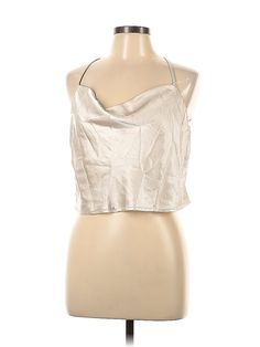 Lulus Sleeveless Blouse Size: Large Tops - used. 97% Polyester, 3% Spandex | Lulus Sleeveless Blouse: Tan Tops - Size Large Affordable Cream Sleeveless Blouse, Tan Top, Sleeveless Blouse, Sleeveless Top, Women Handbags, Womens Tops, Spandex, Handbags, For Women