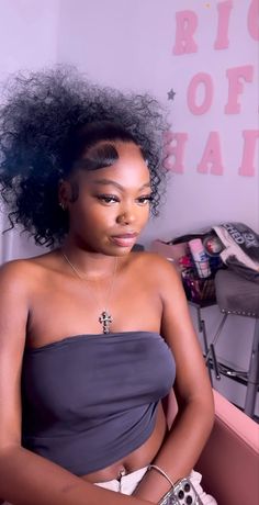 3 Part Curly Ponytail, High Fluffy Ponytail, Fluffy Ponytail, Long Hair Ponytail Styles, Sew In Hair Extensions, Long Hair Ponytail, Big Box Braids Hairstyles