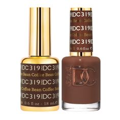 319 Coffee Bean Duo By DND DC Dnd Brown Gel Polish, Dnd Nail Polish, Chocolate Glazed Donuts, Dnd Gel Polish, Holiday Nail, Gel Pack, Classic Nails, Gel Nail Polish Set, Gel Lacquer