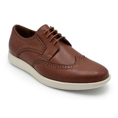 Dress up your looks with these Aston Marc men's casual wingtip oxford shoes. Click this FOOTWEAR GUIDE to find the perfect fit and more! Dress up your looks with these Aston Marc men's casual wingtip oxford shoes. Click this FOOTWEAR GUIDE to find the perfect fit and more! FEATURES Padded footbed for all day comfort Durable rubber outsoleDETAILS Manmade upper and lining TPR Outsole Wingtip toe Lace-up Closure Padded footbed 1-in. heel 0.5-in. platform Spot clean Imported Size: 8.5. Color: Lt Bro Casual Wingtip Oxford Lace-up Shoes, Casual Oxford Wingtip Lace-up Shoes, Casual Wingtip Oxford Shoes, Casual Wingtip Oxfords In Oxford Material, Casual Oxford-style Lace-up Wingtip Shoes, Business Wingtip Lace-up Shoes With Cushioned Footbed, Casual Brown Wingtip Dress Shoes, Casual Wingtip Lace-up Business Shoes, Business Casual Goodyear Welted Low-top Oxfords