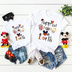 Happiest Kid Mom Dad On Earth Disney Shirts, Disneyworld Shirts Family, Disney Custom T Shirt Adult Disney Shirts, Personalized Disney Shirts, Disney Character Shirts, Cute Disney Shirts, Kids Disney Shirts, Funny Disney Shirts, Custom Disney Shirts, Disney Cruise Shirts, Disney Couple