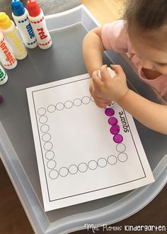 Square Shape Activities Preschool, Shape Printables, Color Math, Preschool Shapes, Letter Learning, Flat Marbles, Shape Activities, Prek Math, Shapes Preschool