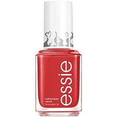 essie Salon-Quality Nail Polish, 8-free Vegan, Coral, Burning Love, 0.46 fl oz Essie Top Coat, Essie Nail Colors, Perfect Manicure, Burning Love, Green Nail Polish, Vegan Nail Polish, Shine Nails, Blue Nail Polish, Essie Nail Polish