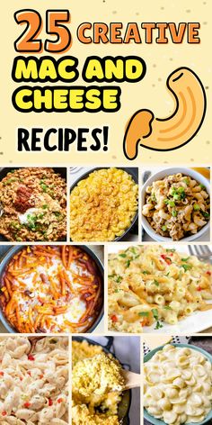 25 creative macaroni and cheese recipes