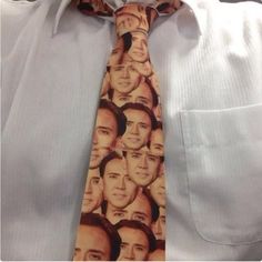 Made At The Time You Order! Satin Neck Tie, 3.5" X 56", White, Poly Satin Dry Clean Only, Or Spot Hand Wash. Sublimation Printed Tie. Please Message Me If You Want A Custom Tie. Tie Measurements Length Of Tie 56 Inches Width Of Tie At Widest End 3.5 Inches Nicolas Cage, Custom Ties, Pinterest Ads, Many Faces, Tie Colors, Fine Line, Printed Ties, Really Funny Pictures, Amalfi