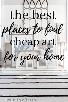 the best places to find cheap art for your home