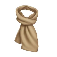 a beige scarf is shown on a white background and it's not too soft