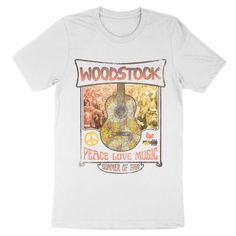 Show off your style and love for classic rock with a new Woodstock band tee. This Woodstock Peace Love Music Vintage Daisy Guitar Short-Sleeve T-Shirt features a crew neck and is made of 100% cotton to ensure all-day comfort. Short-sleeve crew neck Woodstock Peace Love Music Vintage Daisy Guitar music tee Made from 100% cotton for all-day comfort Machine washable Peace Love Music, Vintage Daisy, Music Tees, Guitar Music, Tractor Supply, Love Music, Classic Rock, Band Tees, Peace Love