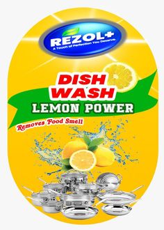 dish wash lemon power refreshe food smell