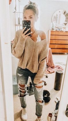 Best Jeans For Women, Teenage Outfits, Casual School Outfits, Outfit Jeans, Teenager Outfits, Cute Fall Outfits, Outfits Winter, Dressy Outfits, Outfits Casual