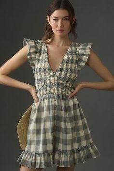 Shop the The Peregrine Mini Dress and more at Anthropologie today. Read customer reviews, discover product details and more. Princess Bodice, Mini Tunic Dress, Clothes To Sew, Dress Guide, Style Finder, Smock Dress, Fall 2024, Floral Maxi Dress, Guest Dresses