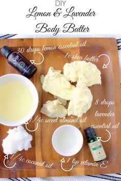 I love this body butter! So easy to make and helps with stretch marks. | The Refreshanista Body Butter Recipe, Scrub Homemade, Diy Masks, Lavender Body Butter, Homemade Body Butter, Body Butters Recipe, Diy Perfume