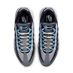 Taking inspiration from the human body and '90s track aesthetics, the Air Max 95 mixes unbelievable comfort with fast-paced style. The wavy side panels add natural flow to any outfit while visible Nike Air in the heel and forefoot delivers performance comfort.Upper draws inspiration from the human body—the midsole represents the spine, graduated panels are the muscles and the laces are the shoe’s ribs.Originally developed for performance running, visible Nike Air cushioning delivers all-day comf Nike Models, Air Jordan 12 Retro, Jordan 13 Retro, Jordan 12 Retro, Air Jordan 6, Red Nike, Mens Nike Air, Adidas Yeezy Boost 350, Nike Air Max 95