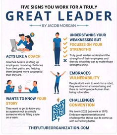 the five signs you work for a truly great leader by jacib morgan info