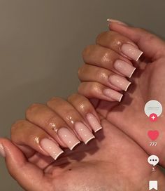 Nail Inspo For Shorties, Short Nails Nude Color Design, Narrow Square Nails Medium, Basic Baddie Nails Medium, Short Square Nails Black Women, Overlay Nails French Tip, Acrylic Nails Square French Tip, One Color Acrylics, Short Acrylic Nails Black Women