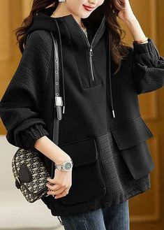 bohemianplus Womens Sweatshirts Fashion, Pullover Mode, Hoodie For Women, Winter Chic, Winter Pullover, Women Hoodies Sweatshirts, Drawstring Hoodie, Cup Size