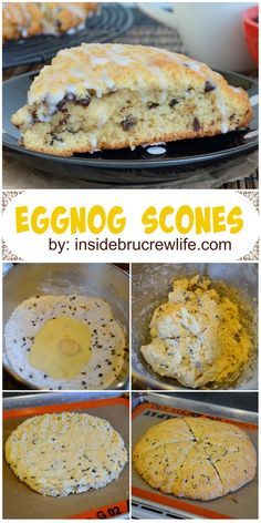 eggnog scones are an easy and delicious breakfast recipe