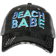 Katydid Beach Babe Women's Trucker Hats - Katydid.com Women Trucker, Trendy Beach, Running Hats, Embroidered Hats, Beach Hat, Cool Hats, Beach Babe, Beach Themes, Look Chic