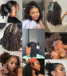 Half Up Natural Curly Hairstyles, Cute Clip Hairstyles Curly Hair, Curly Hairstyles For 3c/4a Hair, Hair Styles For 3a Hair, 3c 4a Curly Hair Routine, Really Curly Hair, Female Pattern Baldness, Hair Thinning