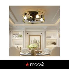 an image of a dining room setting with the words macy's written below it