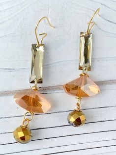 Cute Keychain, Lightweight Earrings, Crystal Drop Earrings, Crystal Drop, Drop Earring, Etsy Earrings Dangle, Faceted Crystal, Light Weight Earrings, Earrings Photo