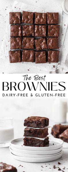 the best brownies dairy - free and gluten - free