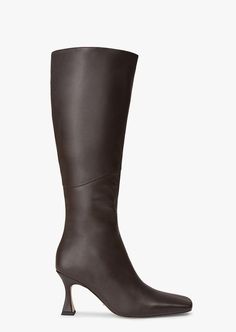 Fantasy Chocolate Nappa Calf Boots | Boots | Tony Bianco USA | Tony Bianco US Layering Essentials, Classic Fantasy, Thigh High Boots Flat, Shop Boots Online, Embellished Heels, Make Your Dreams Come True, Metallic Shoes, Tony Bianco, Bow Heels