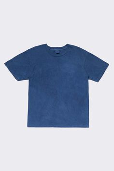 American-Grown Indigo Women's Unisex Style Crew Tee – Harvest & Mill Indigo Plant, Modern Men, Organic Cotton Clothing, Dark Indigo, Indigo Dye, School Fits, Dyeing Process, San Francisco Bay, San Francisco Bay Area