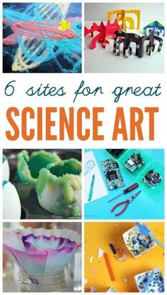 the cover of science art projects for kids