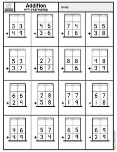 addition worksheet with numbers to 10