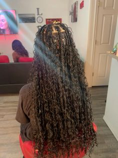 @touchedbyjameicia #braids Med Boho Knotless Braids, Boho Knotless Braids Medium, Boho Braids Medium, Medium Knotless Boho Braids, Medium Boho Braids, Medium Boho Knotless, Medium Boho Knotless Braids, Knotless Braids Medium