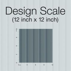 the design scale is shown in grey and white