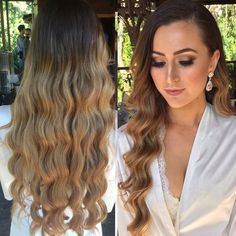 Hairstyling Mermaid Waves Wedding Hair, Mermaid Curls Long Hair, Hair Hollywood Waves, Mermaid Curls, Boho Curls, Wave Curls, Undone Hair, Ball Hair, Mermaid Hair Color