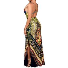 Great For Vacation Dress. New With Tags Material: Elastane, Spandex Size: Xl Open Back Maxi Bodycon Stretchy Dress Yellow Stretch Maxi Dress For Night Out, Stretch Yellow Maxi Dress For Night Out, Bodycon Multicolor Maxi Dress For Night Out, Multicolor Bodycon Maxi Dress For Night Out, Fitted Printed Backless Maxi Dress, Printed Fitted Backless Maxi Dress, Fitted Backless Printed Maxi Dress, Fitted Multicolor Backless Maxi Dress, Multicolor Stretch Maxi Dress With Print