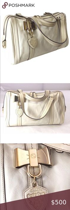 Authentic Gucci Vintage satchel white leather Bag Authentic Preowned Gucci Boston vintage Satchel Gold Hardware Vintage Gucci Bags Satchels Vintage Gucci Bags, Boston Vintage, White Leather Bag, Vintage Satchel, Gucci Vintage Bag, Gucci Vintage, Gucci Bags, Rebecca Minkoff Hobo, Vintage Gucci