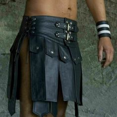 Kilt Outfit Men, Witch Clothing Aesthetic, Night Club Outfits Clubwear, Clubwear Men, Male Styles, Shirt Garters, Rocker Fashion, Scottish Warrior, Party Outfit Men