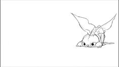 a drawing of pikachu laying down on the ground with its wings spread out