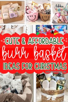 Get creative with 61+ fun and cheap burr basket ideas for everyone! From kids and teens to moms and boyfriends, this post is packed with ideas to inspire your next gift basket. Whether you’re working with a small budget or looking for affordable winter-themed items, you’ll find plenty of options to make your burr baskets extra special. Plan your gift baskets today with these easy ideas! Family Friendly Christmas Party, Making A Basket, Burr Basket, Holiday Baskets, Easy Diy Christmas Gifts, Cheap Christmas Gifts, Boo Basket, Diy Gift Baskets