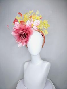 Local delivery and drop off available for $55 In LOUISVILLE thurs 5/2 and fri 5/3 only. Add shipping upgrade at checkout. Confirm availability before purchase!!  From the 2024 Featured Milliner of the Kentucky Derby Museum  Gorgeous Kentucky Derby hat fascinator  kentucky derby hat fascinator peach coral rhinestone headband,dusty rose organza satin flower, light pink leaves, yellow and peach feathers headband attachment  each hat is totally one of a kind! no two are alike! I can probably add feathers, flowers etc to existing hats for a small fee. I cannot remove anything from existing hats. Just message me and see if we can make it work! :) I cannot make custom order from scratch. My schedule is unfortunately too crazy :( *All hats are sold as displayed. No returns do to nature of product Pink Summer Headband For Races, Pink Feathered Headpiece For Kentucky Derby, Pink Summer Fascinator With Feathers, Summer Pink Fascinator With Feathers, Summer Pink Feathered Fascinator, Summer Pink Feather Fascinator, Feathered Headpieces For Spring Races, Spring Racing Feathered Headpieces, Whimsical Pink Headpiece For Garden Party