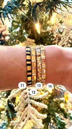 Tila Bead Bracelet W 24kt Gold Plated Beads - Etsy Gold Heishi Beads Beaded Bracelets Gift, Gold Heishi Beads Bracelets As Gift, Gold Heishi Beads Bracelet Gift, Gold Heishi Beads Bracelet With Letter Beads, Diy Jewlery, Star Bracelet, 24kt Gold, Bead Bracelets, Bijoux Diy